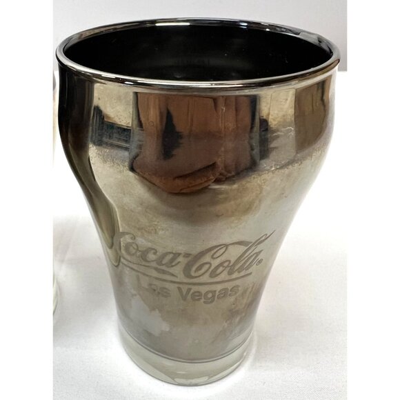 Coca-Cola Limited Edition Las Vegas Collectors Glass Set Of 2 - Picture 3 of 3